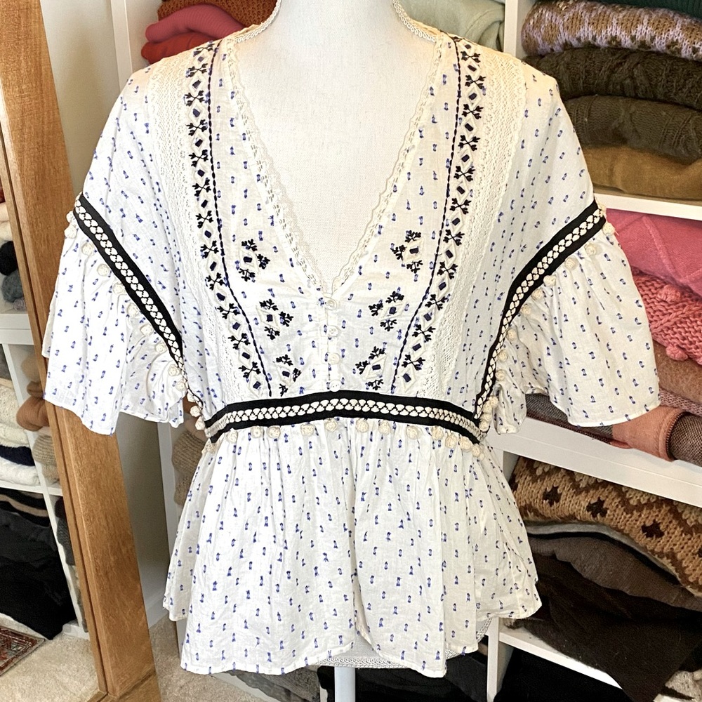 Beautiful NWT Zara top sz S